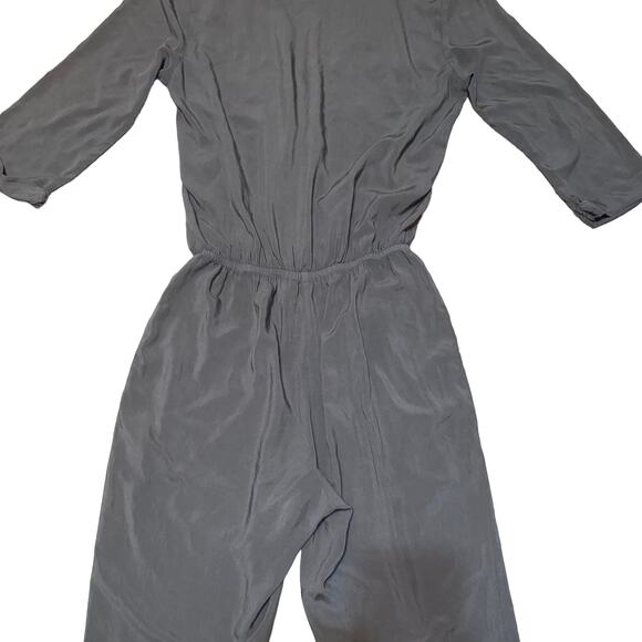 Michael Stars Utility Green Romper Jumpsuit Button Up with chest pockets small - Picture 9 of 12